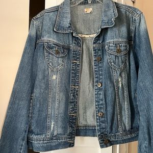Distressed Denim Jacket